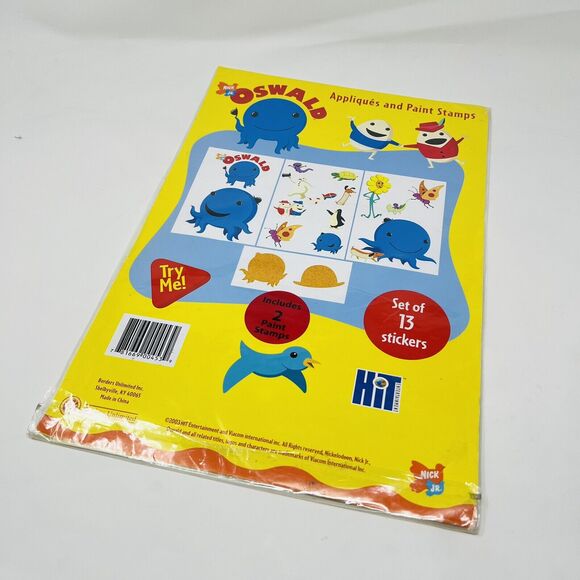 Nick Jr. Viacom Oswald The Octopus Stickers Paint Stamps NEW Weenie Henry Daisy - Picture 1 of 5